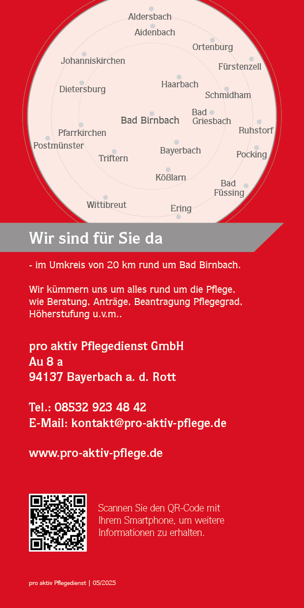 Proaktiv Ambulante Pflege Faltblatt DINlang 4